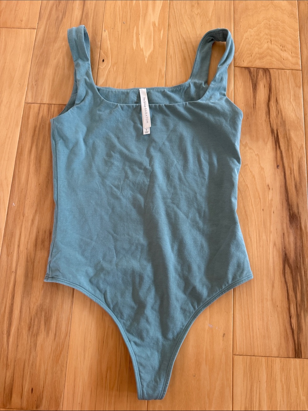Babaton Square Neck Bodysuit green